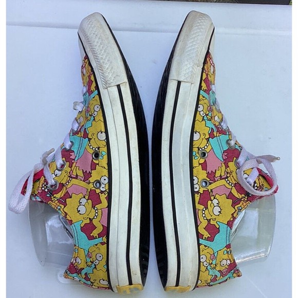 The Simpsons x Converse Maggie Lisa Ox Sneaker Shoes Sz Women 8 Men 6 Unisex - Picture 7 of 14